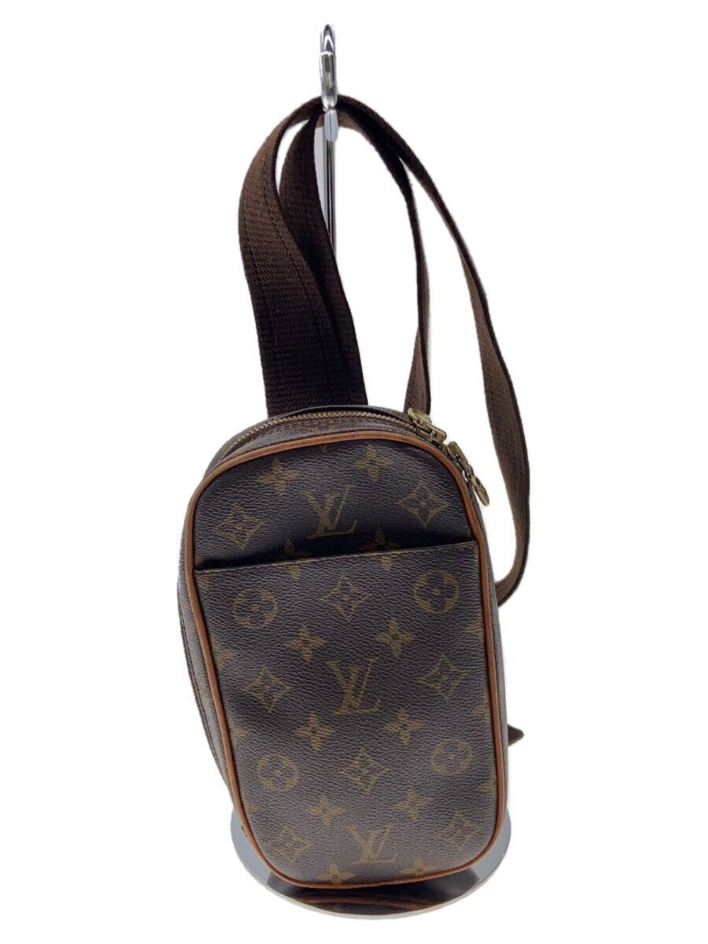 LOUIS VUITTON Shoulder Bag Brown All over Pochette Gange